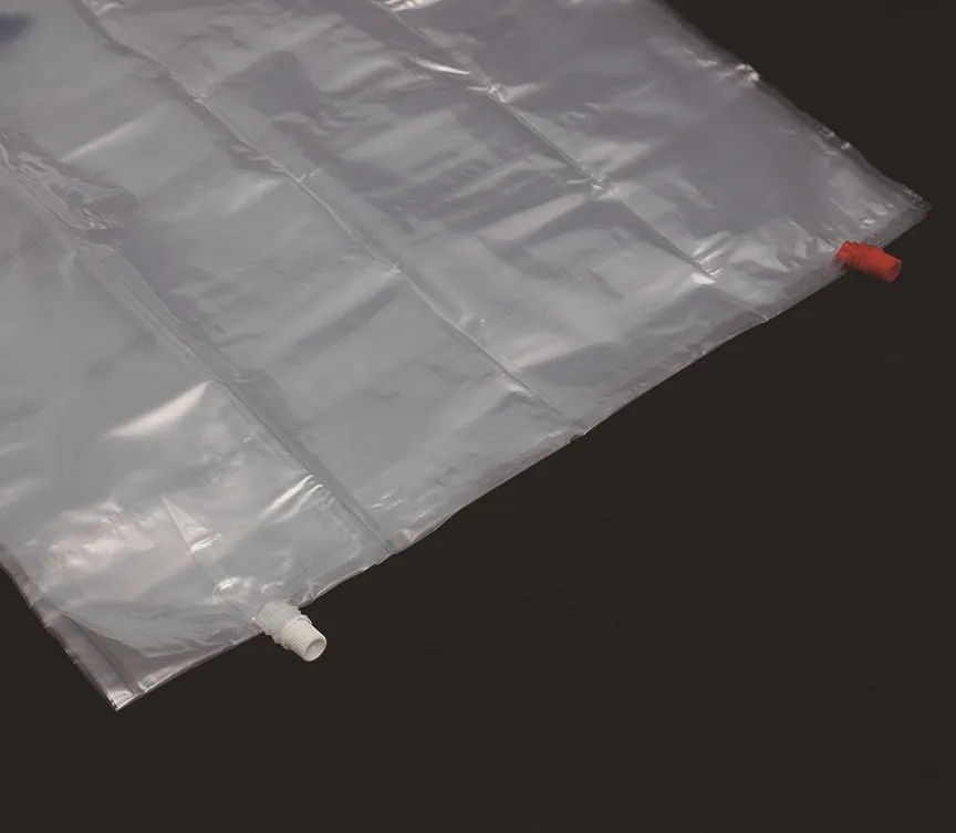 Transparent outdoor airbed for camping with 200x60cm dimensions and 300kg load capacity