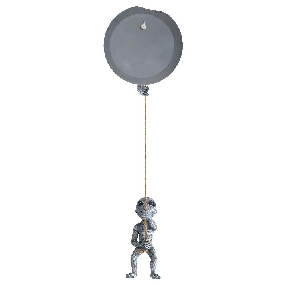 Grey resin alien tree pendant garden decoration with carved pastoral styling