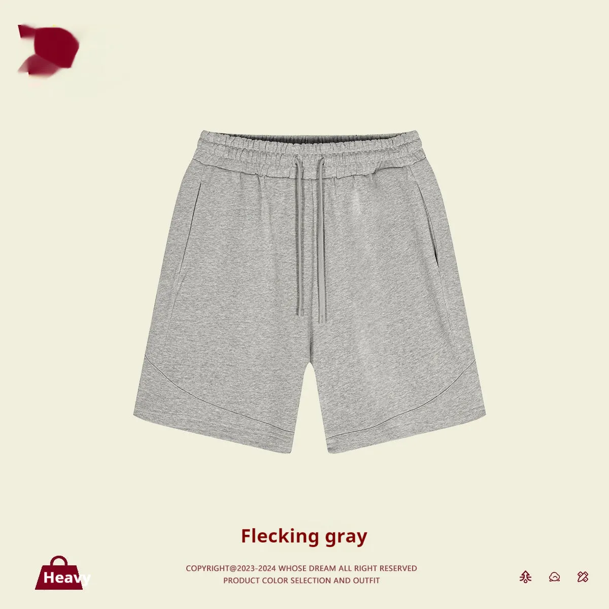 Solid colour cotton children's sports shorts in loose fit design available in multiple sizes