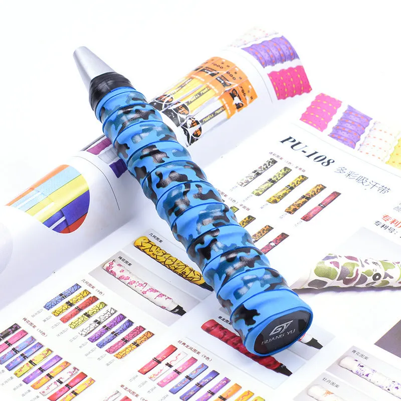 PU camouflage printing sports winding tape in multiple colours for equipment grip enhancement