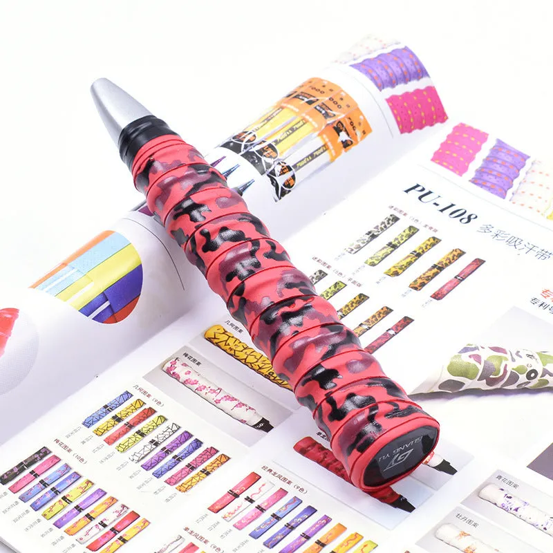 PU camouflage printing sports winding tape in multiple colours for equipment grip enhancement