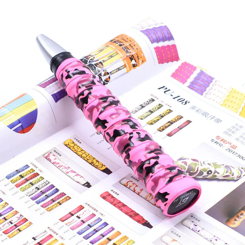 PU camouflage printing sports winding tape in multiple colours for equipment grip enhancement