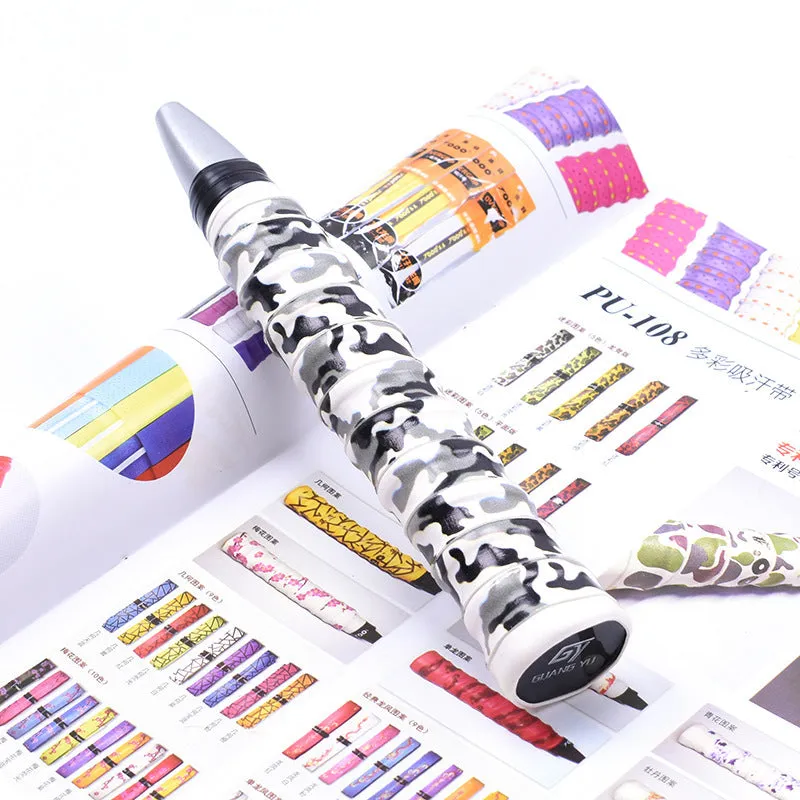 PU camouflage printing sports winding tape in multiple colours for equipment grip enhancement