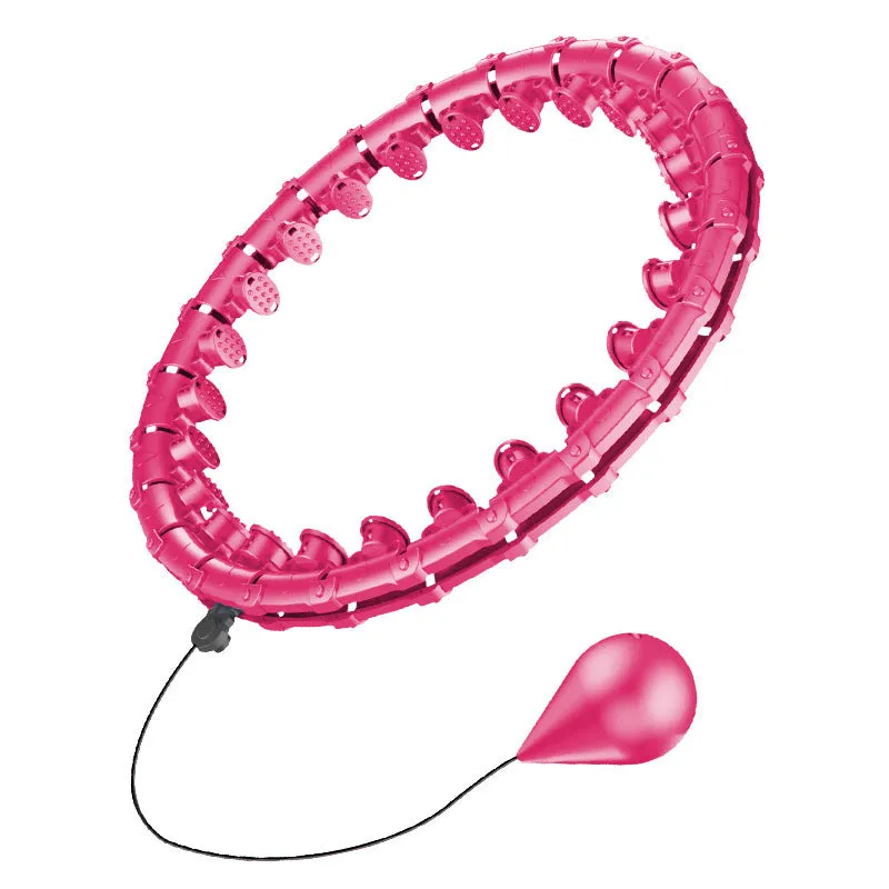 Detachable ABS massage soft ball in pink, blue or purple colour options for fitness and slimming