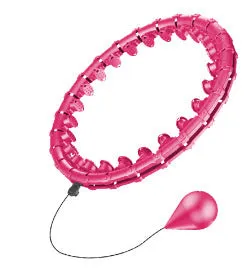 Detachable ABS massage soft ball in pink, blue or purple colour options for fitness and slimming