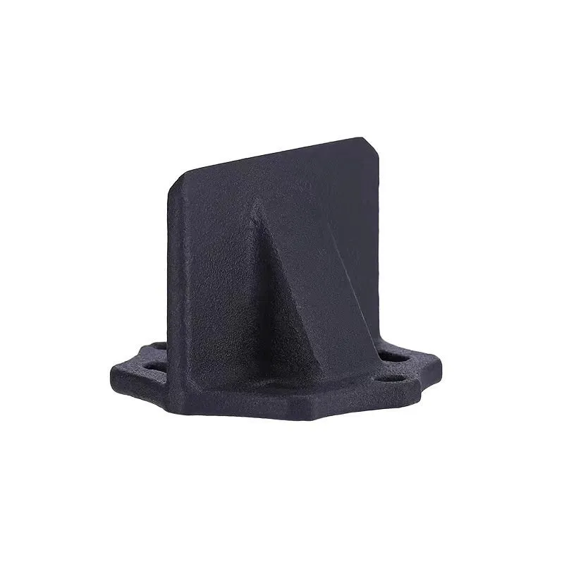 Small square wood splitter with cast iron construction for portable wood chopping