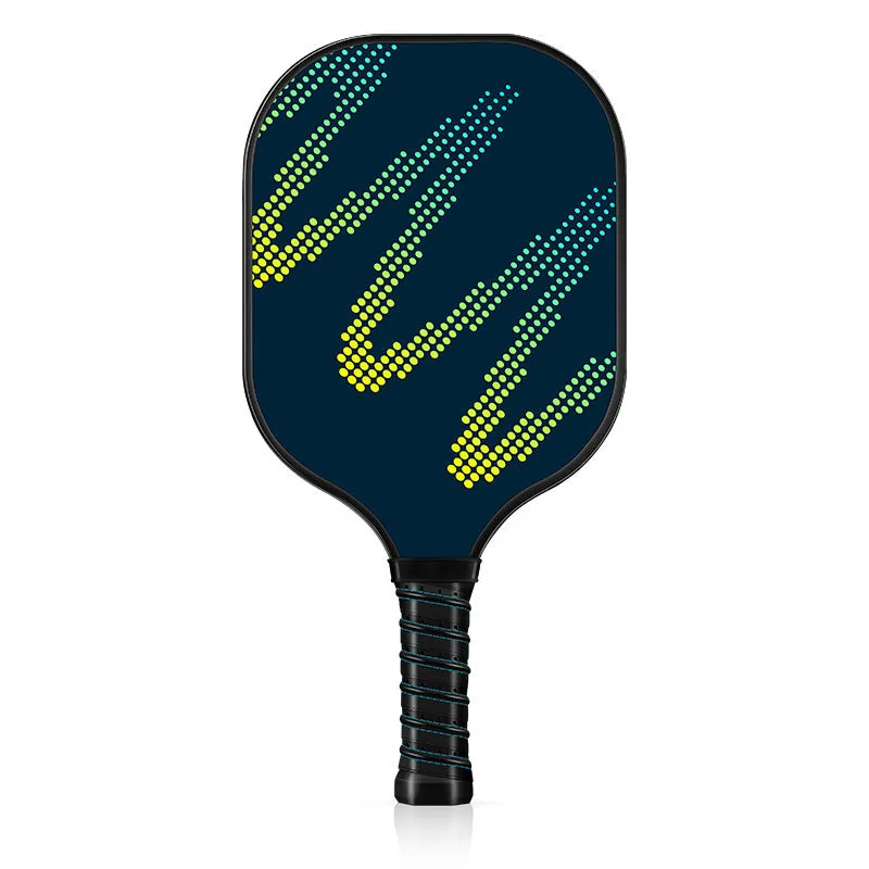 A high-density fibreglass table tennis racket for outdoor sports, complete set.