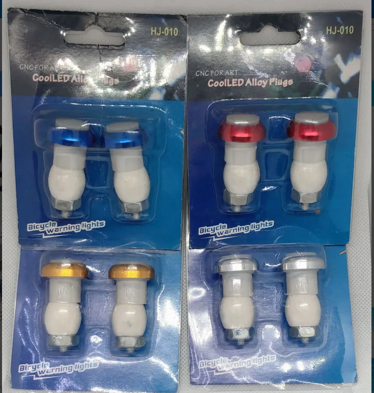 Aluminium alloy bicycle handle blocking light in black, red, blue, silver or gold with white rubber lampshade