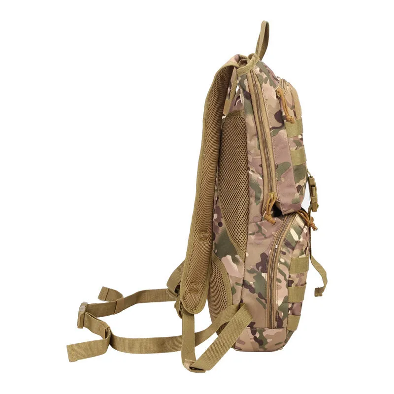 Tactical camouflage cycling backpack with large capacity for outdoor sports