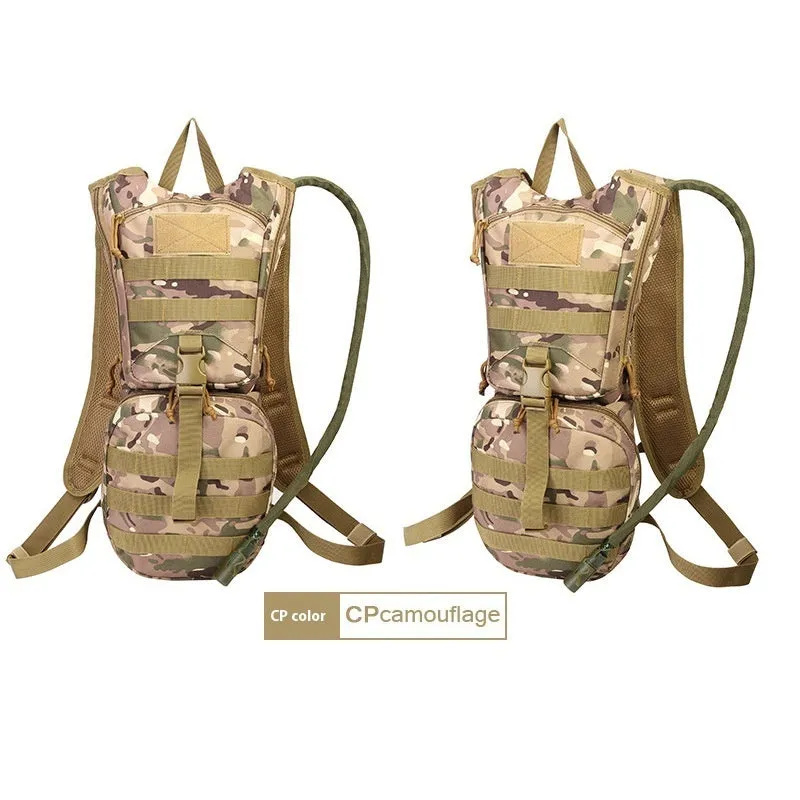 Tactical camouflage cycling backpack with large capacity for outdoor sports