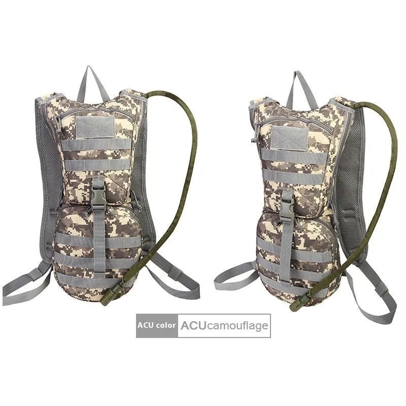 Tactical camouflage cycling backpack with large capacity for outdoor sports