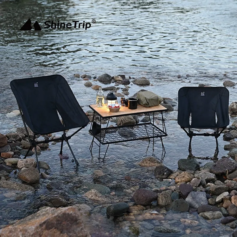 Aluminium alloy foldable moon chair with Oxford cloth seat in army green colour