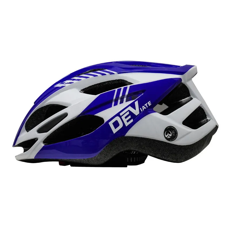Plus size adult cycling helmet with artistic graphics in multiple colour combinations including fluorescent yellow