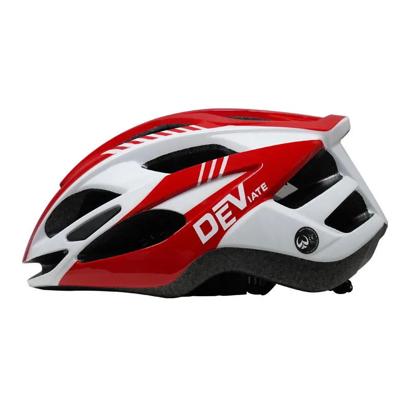 Plus size adult cycling helmet with artistic graphics in multiple colour combinations including fluorescent yellow