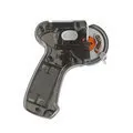 Electric fishing hook tier tool with automatic electronic mechanism in blue transparent colour
