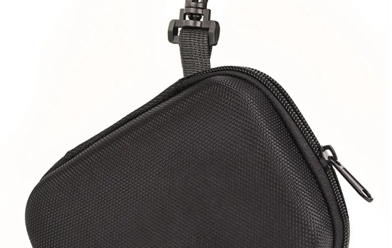 Composite sequins fishing bait bag containing 16 artificial lures in a black Oxford cloth and EVA case.