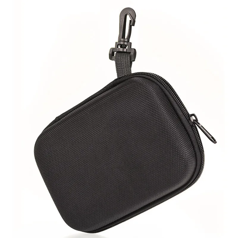 Composite sequins fishing bait bag containing 16 artificial lures in a black Oxford cloth and EVA case.