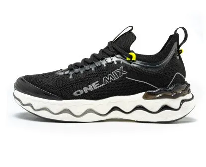 Women's cushioned running shoes with thick rubber soles in multiple colour options