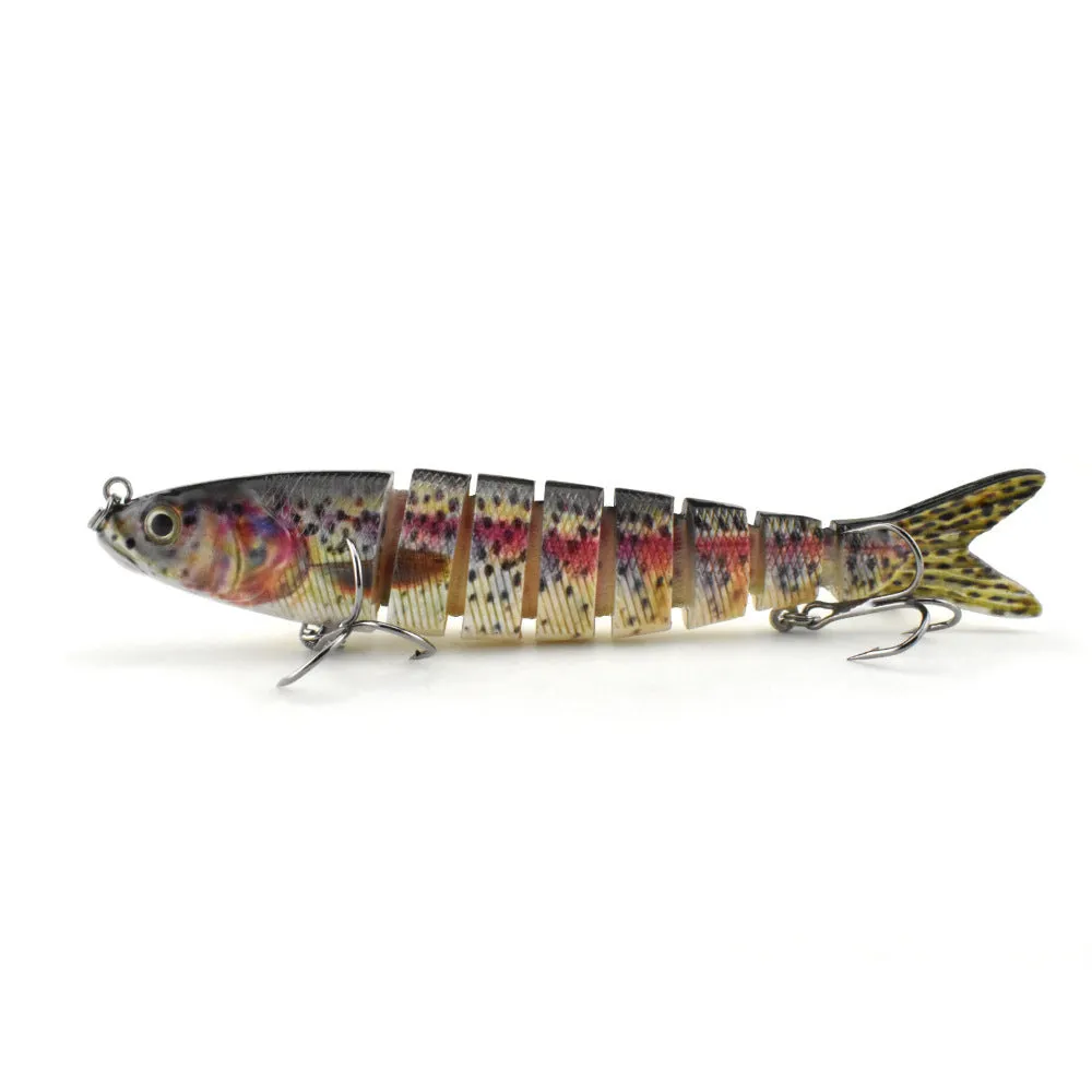 133mm bionic hard bait fishing lure in a fish shape, showing colour options.