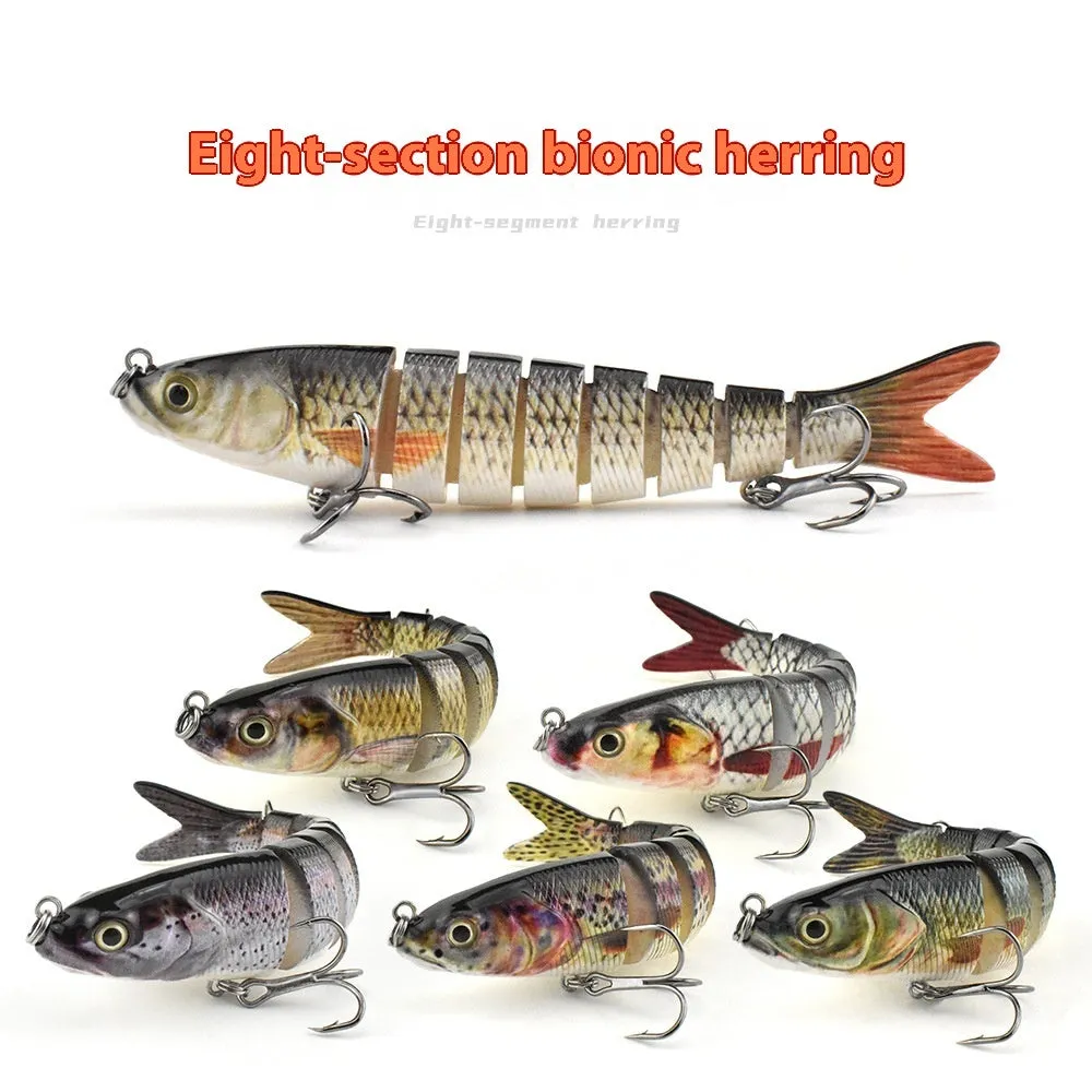 133mm bionic hard bait fishing lure in a fish shape, showing colour options.