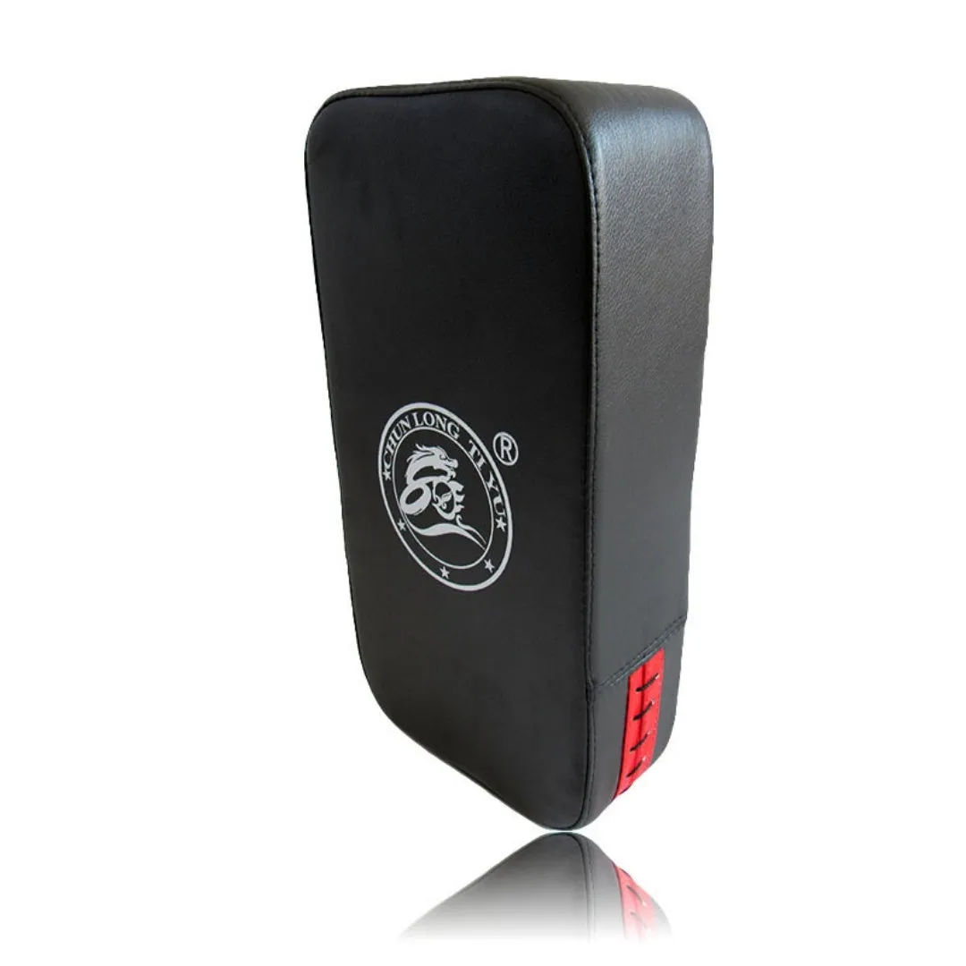 Square red and black Taekwondo foot target training pad measuring 40x20x10cm
