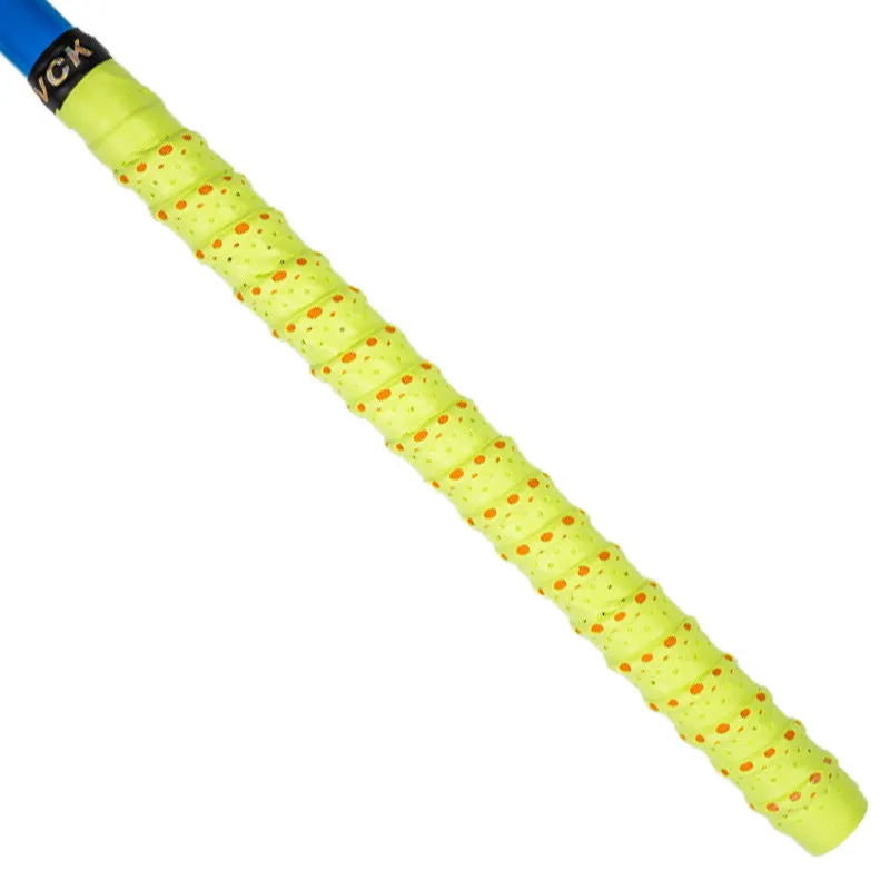 PU anti-slip sweatband for tennis racket in black, breathable and sweat-absorbing design