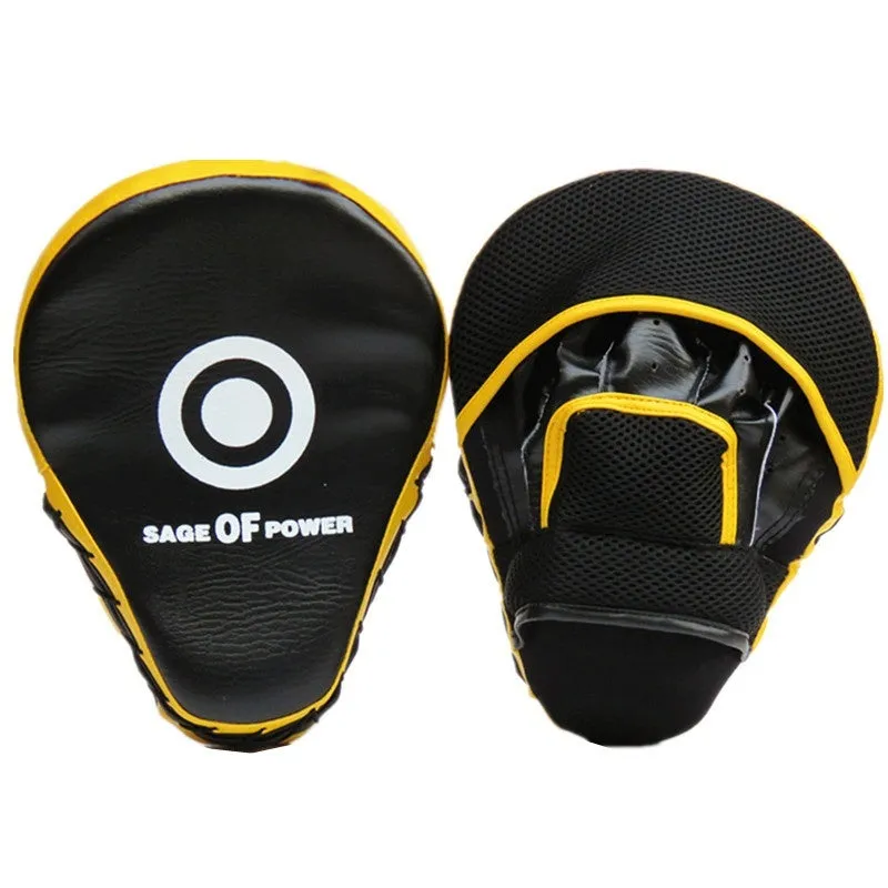 25cm boxing target pad with coloured edge options for martial arts training