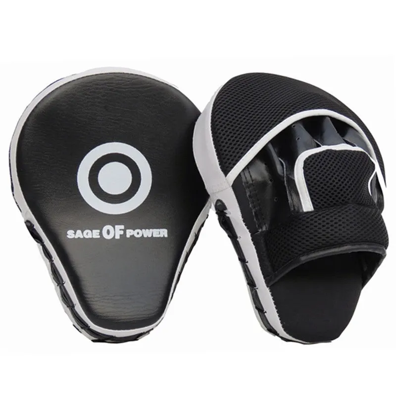 25cm boxing target pad with coloured edge options for martial arts training