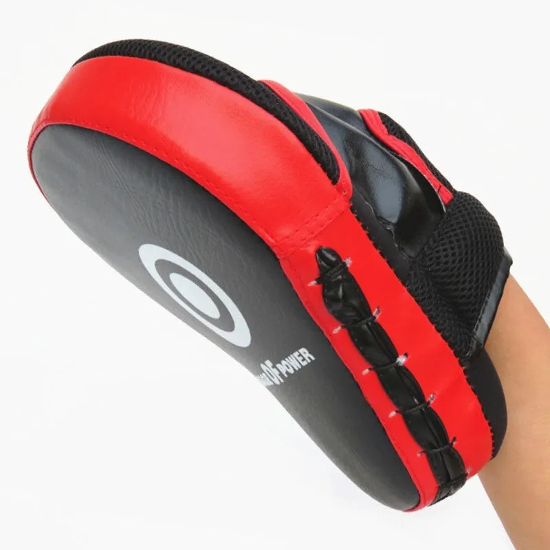 25cm boxing target pad with coloured edge options for martial arts training