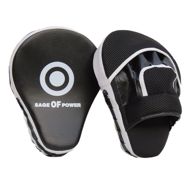 25cm boxing target pad with coloured edge options for martial arts training