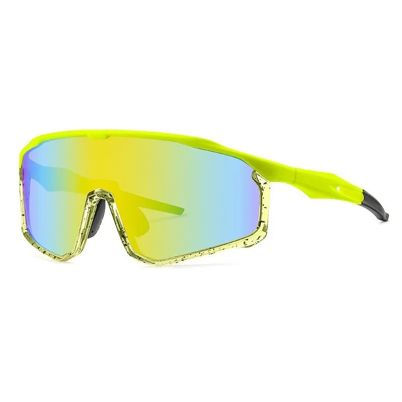 Full frame mountaineering goggles with colourful UV-protective PC lenses for climbing and snow sports.