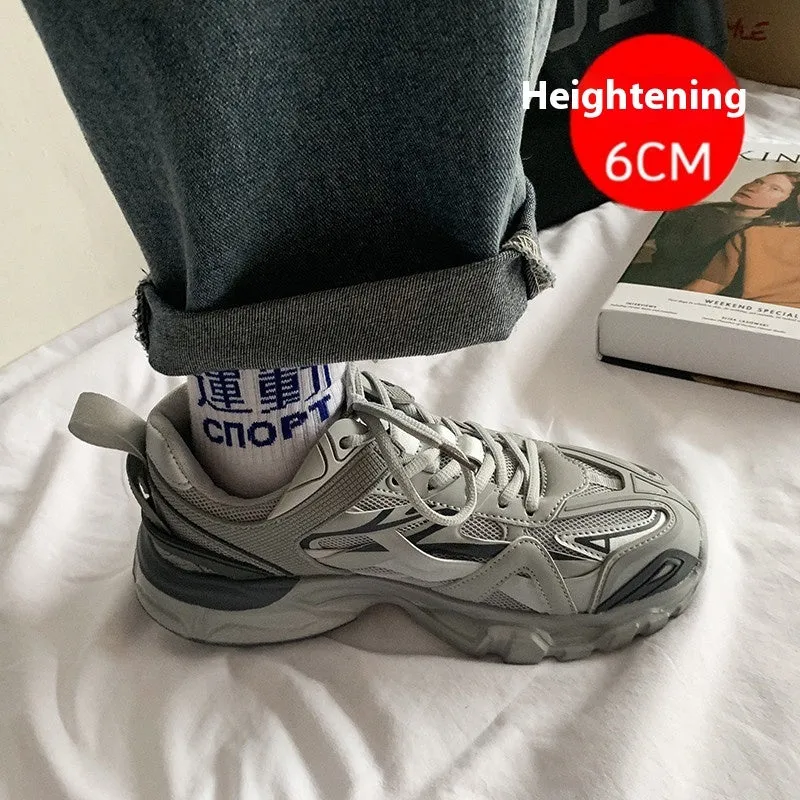 Casual sports shoes in multiple colours with lace-up front, round toe, and rubber sole