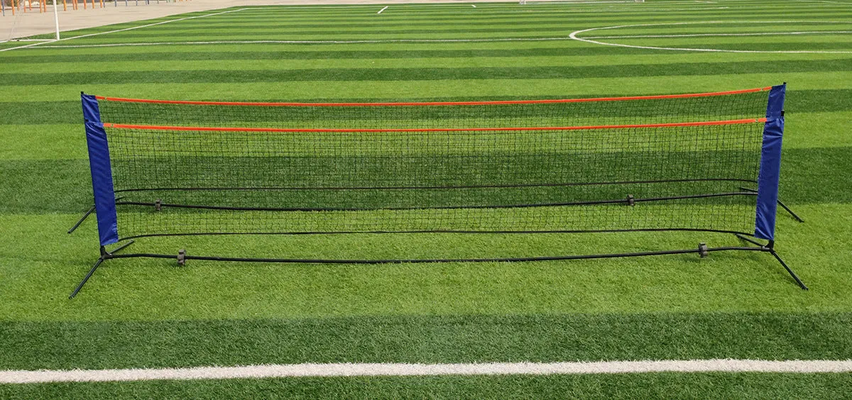 Portable folding badminton bracket with PE net in 3m to 6m size options