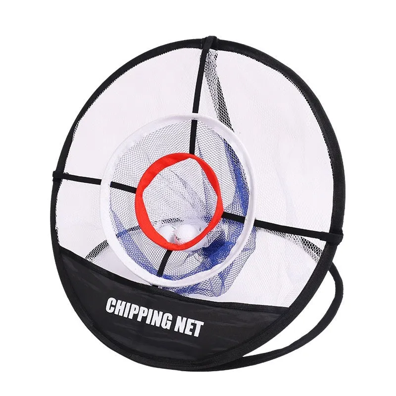 Home Minimalist Foldable Golf Target Net in metal snap button colour, nylon construction for outdoor practice