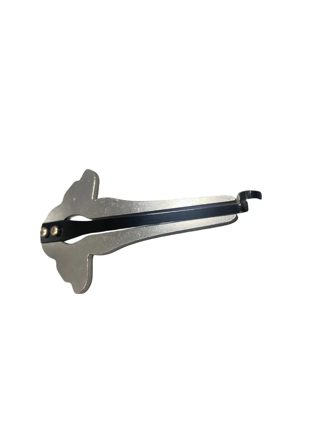 Beginner's handcrafted harmonica in harp variant with compact dimensions 10.6x5.3x1.6 cm