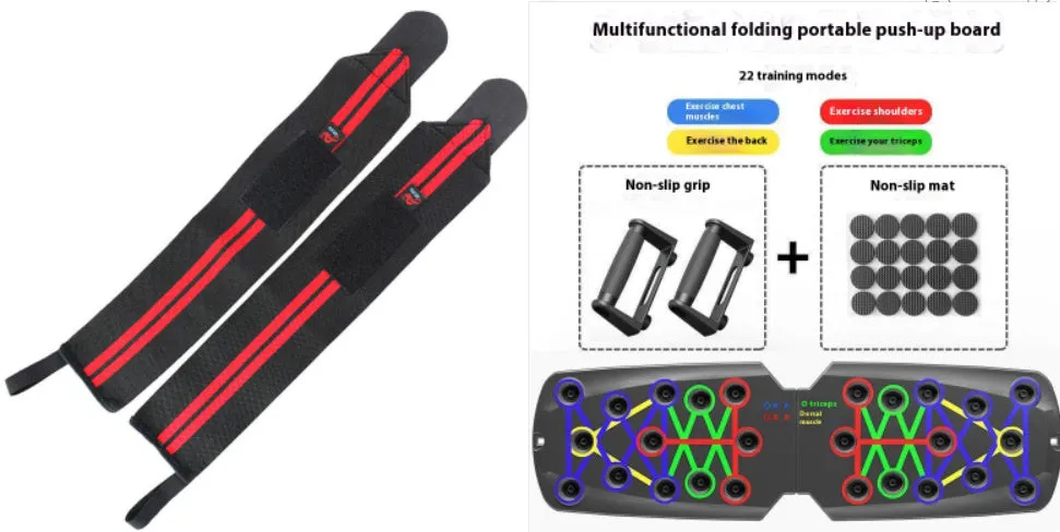 Home multifunctional push up training board with ABS construction and multiple hand positions for different exercises