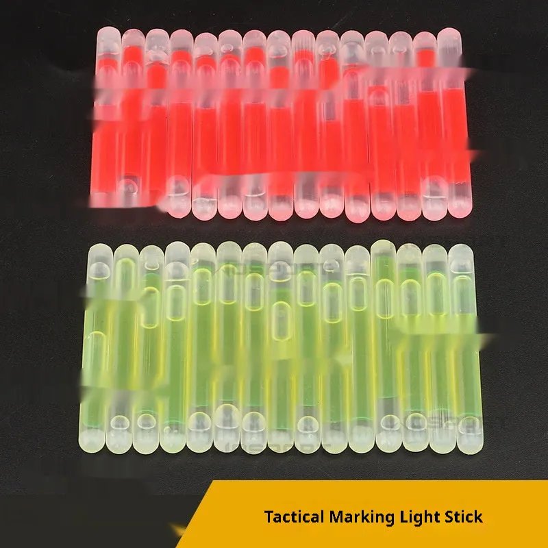 Tactical mark light stick 30-pack outdoor fixed point navigation plastic green red mixed colours