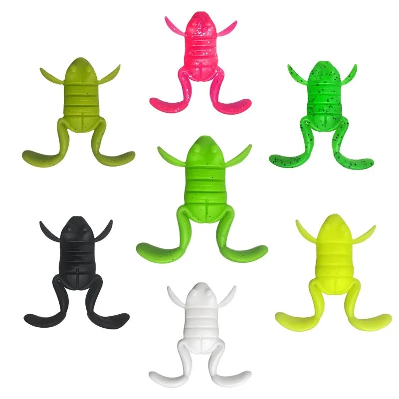 Thunder Frog leg-pedaling frog lure in surface fishing bait colours 5g and 10g sizes