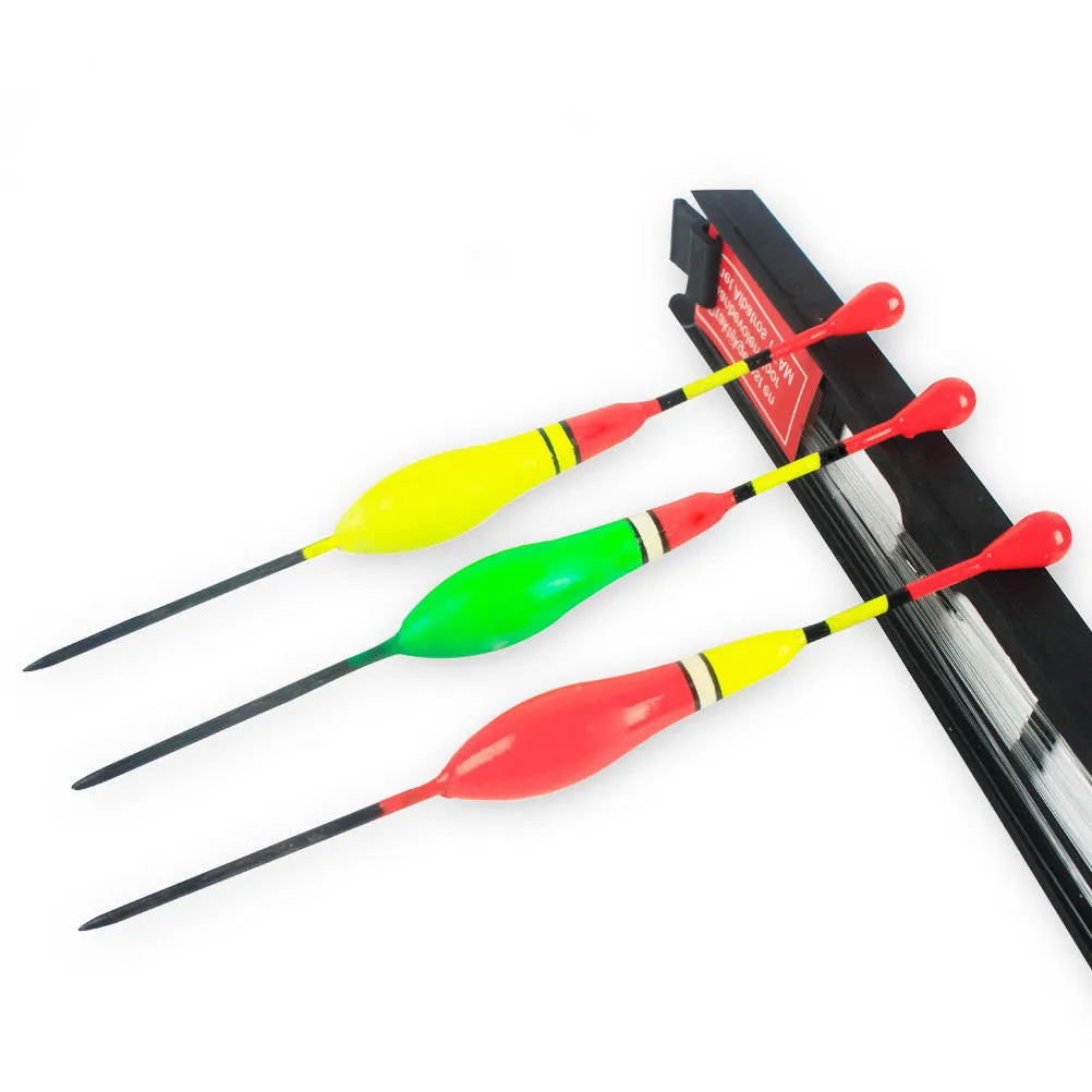 Vertical fishing float wire group double hook hairtail line 3 pack plastic 11mm