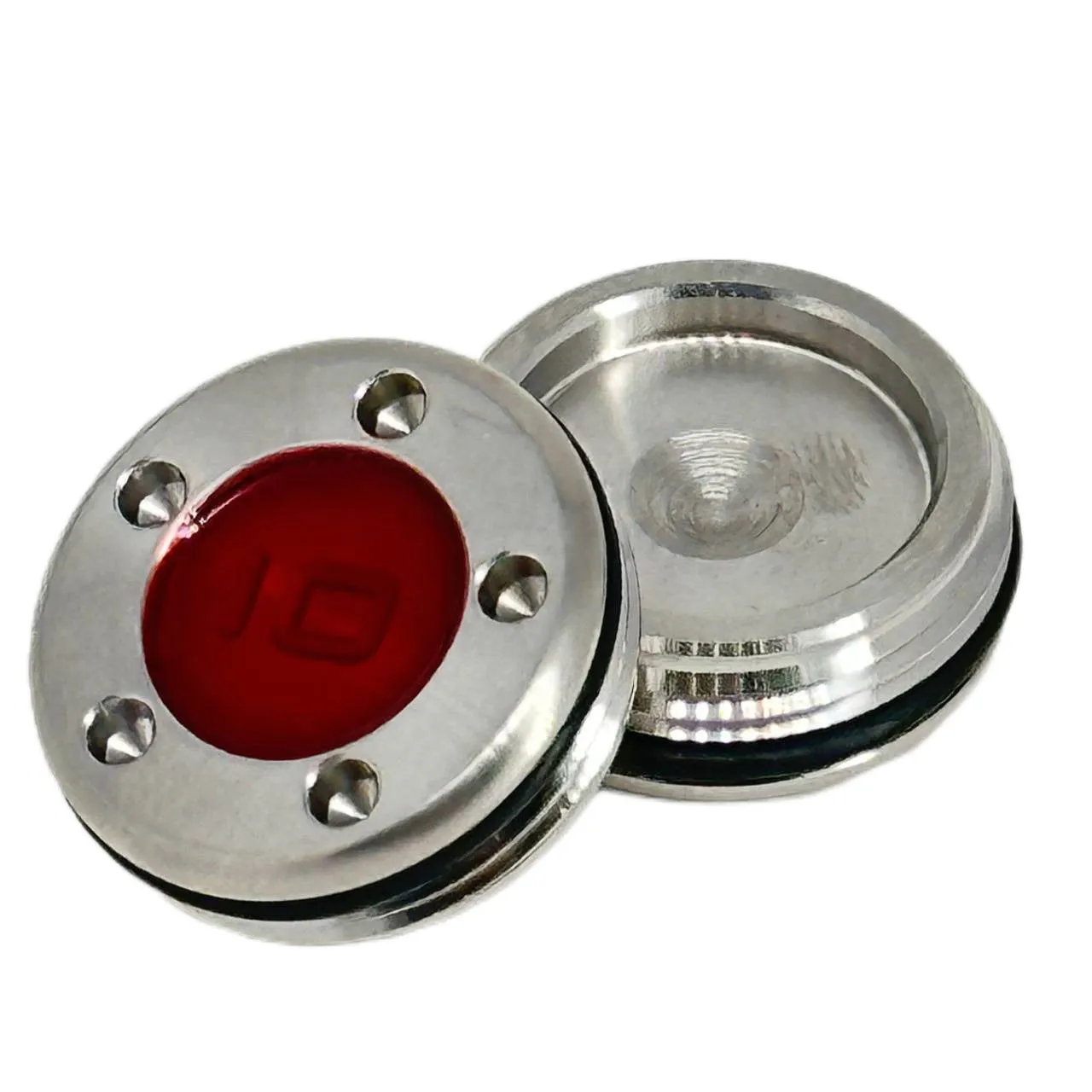Alloy golf push rod screw weight accessory in red, 5g to 45g options