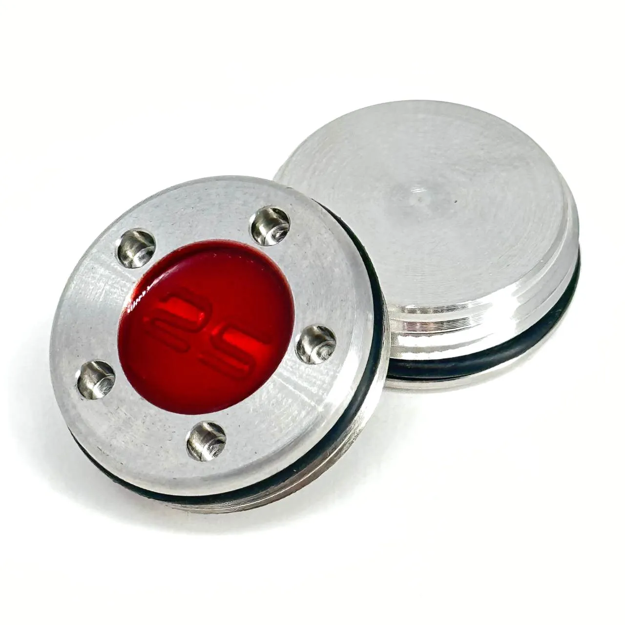Alloy golf push rod screw weight accessory in red, 5g to 45g options