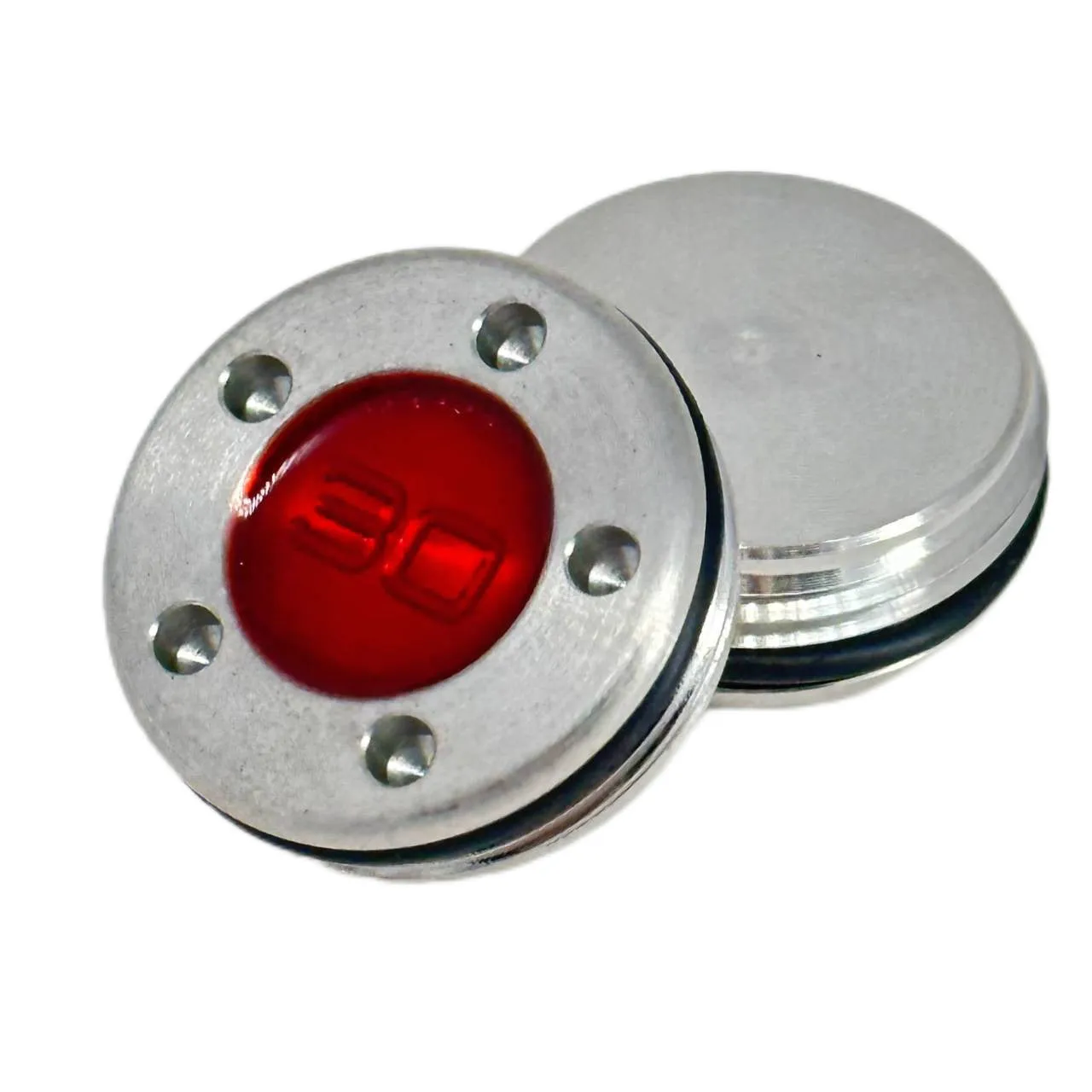 Alloy golf push rod screw weight accessory in red, 5g to 45g options
