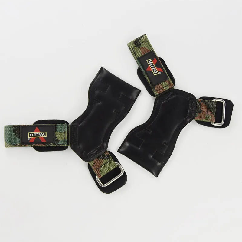 Adult athletic wristguards in black, camouflage, and red for gym workout and bodybuilding wrist protection