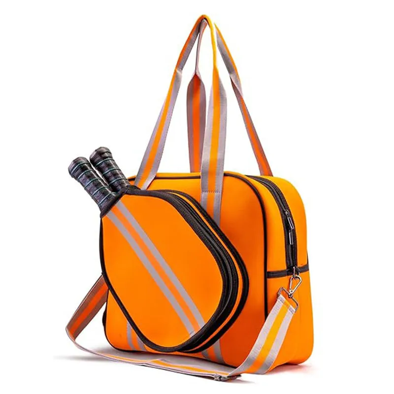 Training sports bag with wet dry separation in neoprene oak, free size, black