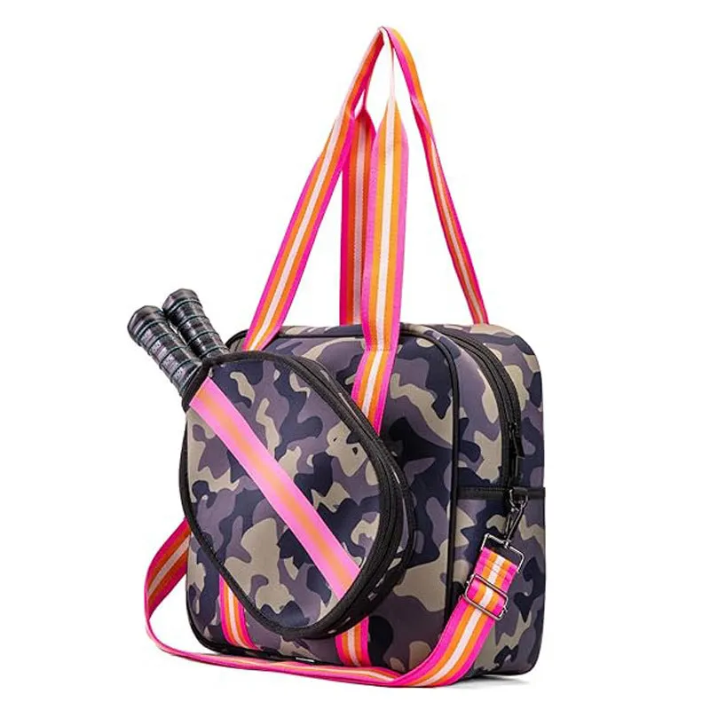 Training sports bag with wet dry separation in neoprene oak, free size, black
