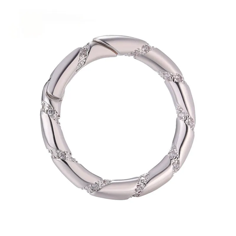 Copper climbing buckle with electroplated gold finish, shown as a heart spring fastener.