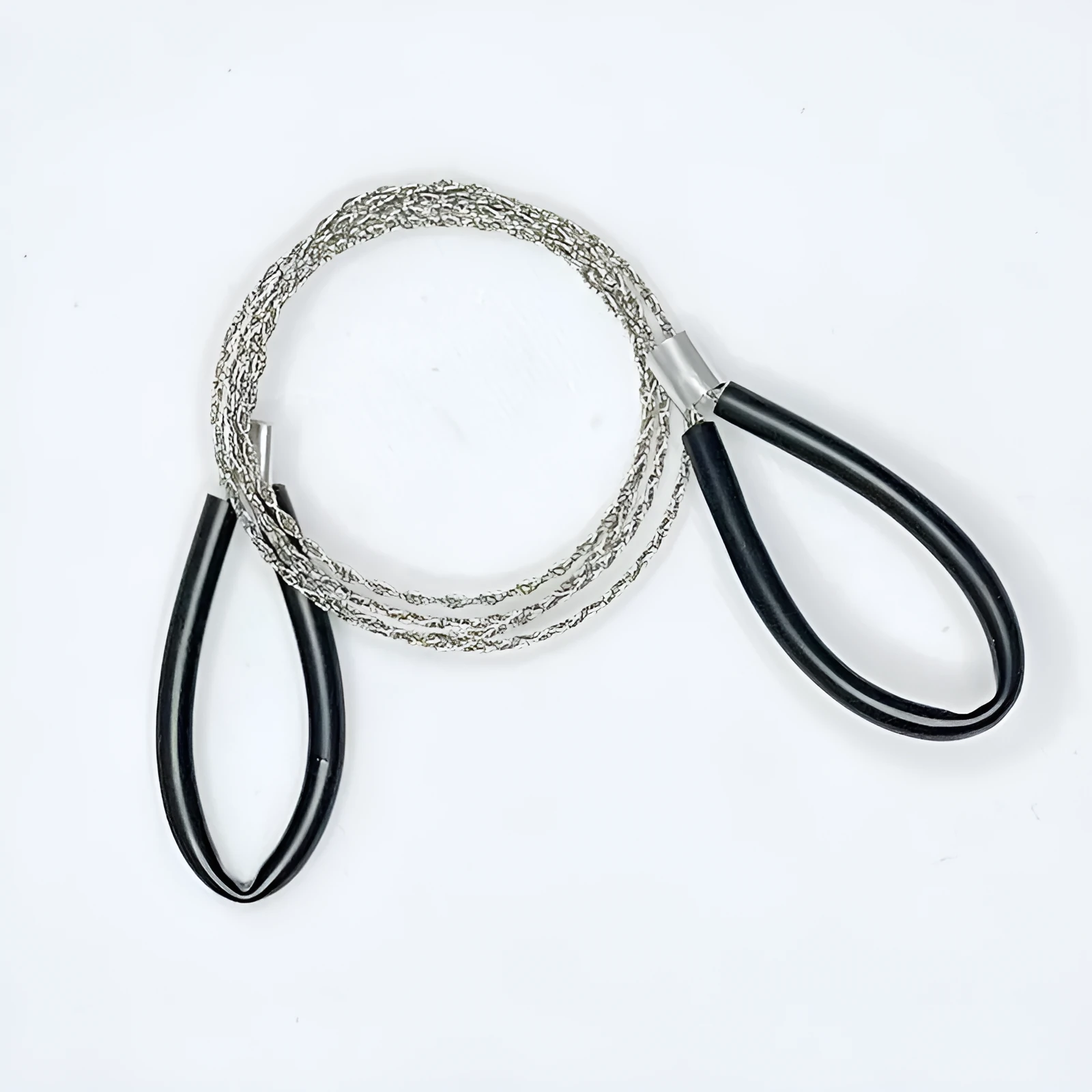 German stainless steel survival wire saw in hand leather case with 70cm length