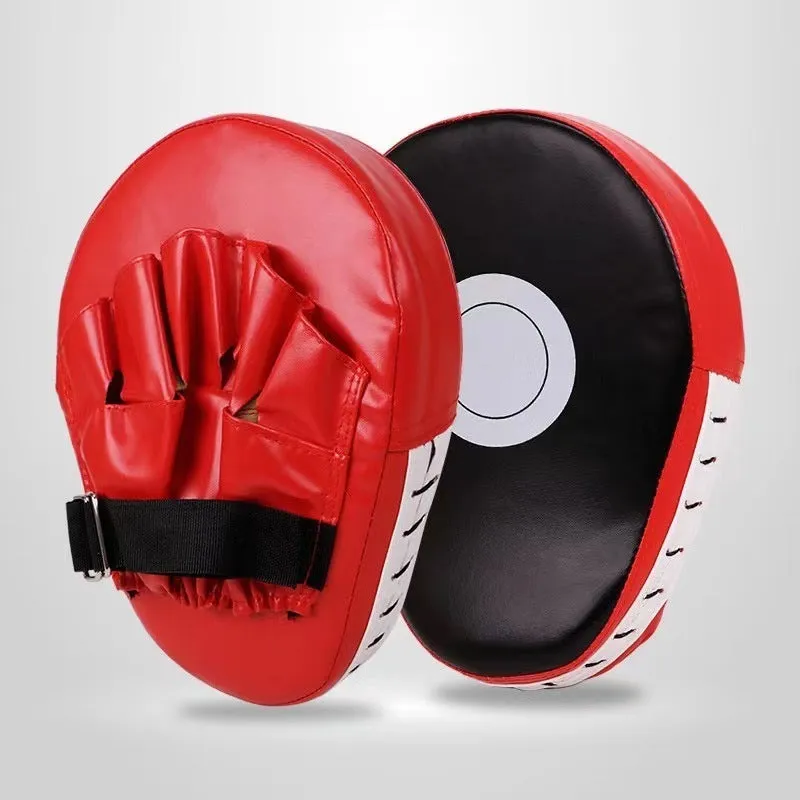 PU punch mitts boxing target for Sanda and Muay Thai training in various colour options.