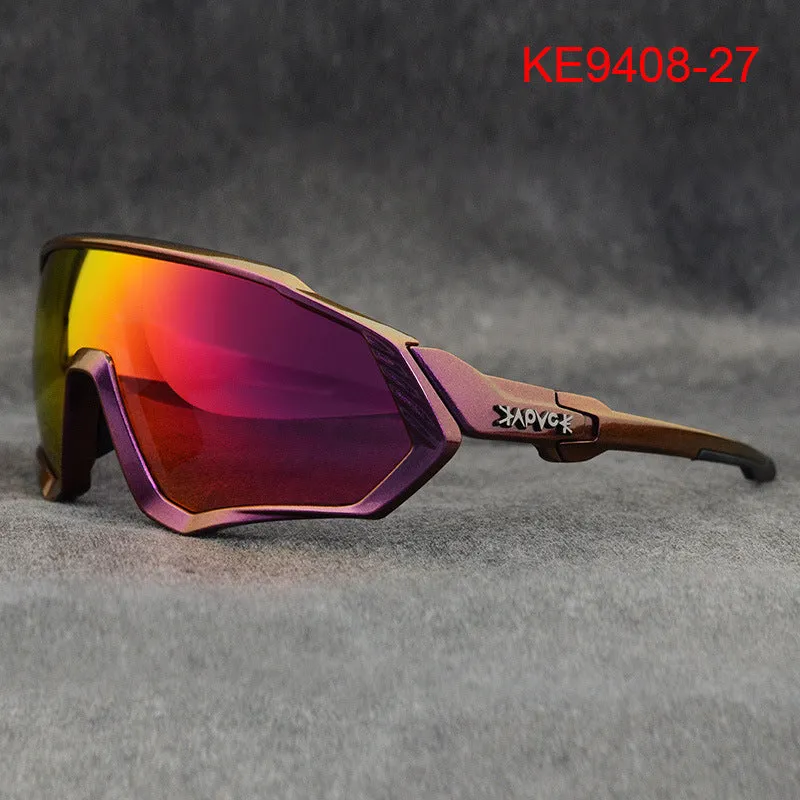 TR90 full rim polarized cycling glasses for outdoor sports running riding