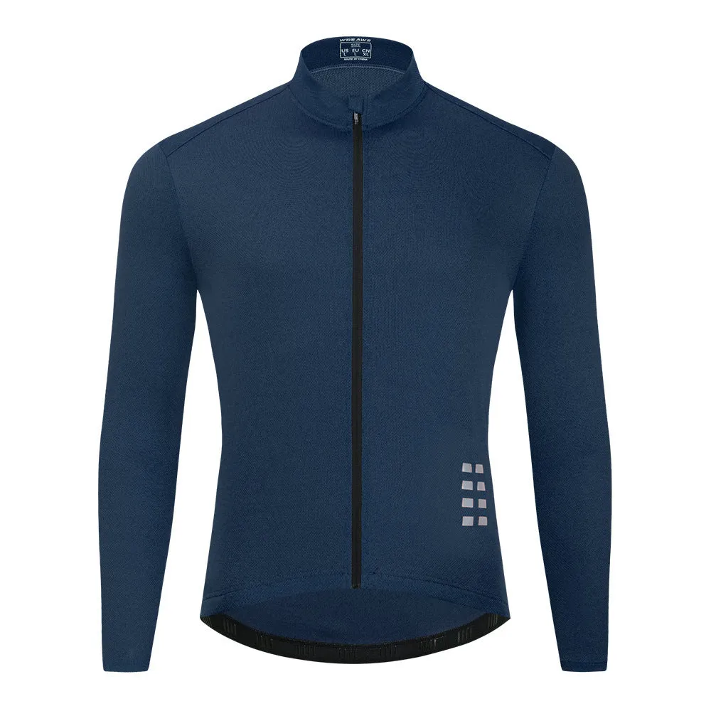 Summer men's breathable cycling top in polyester anti-UV fabric for outdoor sports